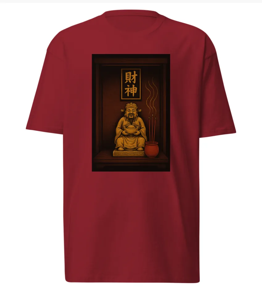 Money God tee by Tuhao Industries